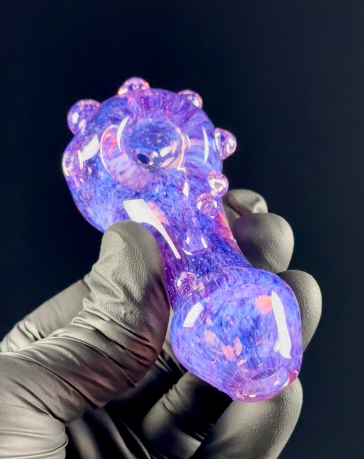 Electric purple spoon pipe