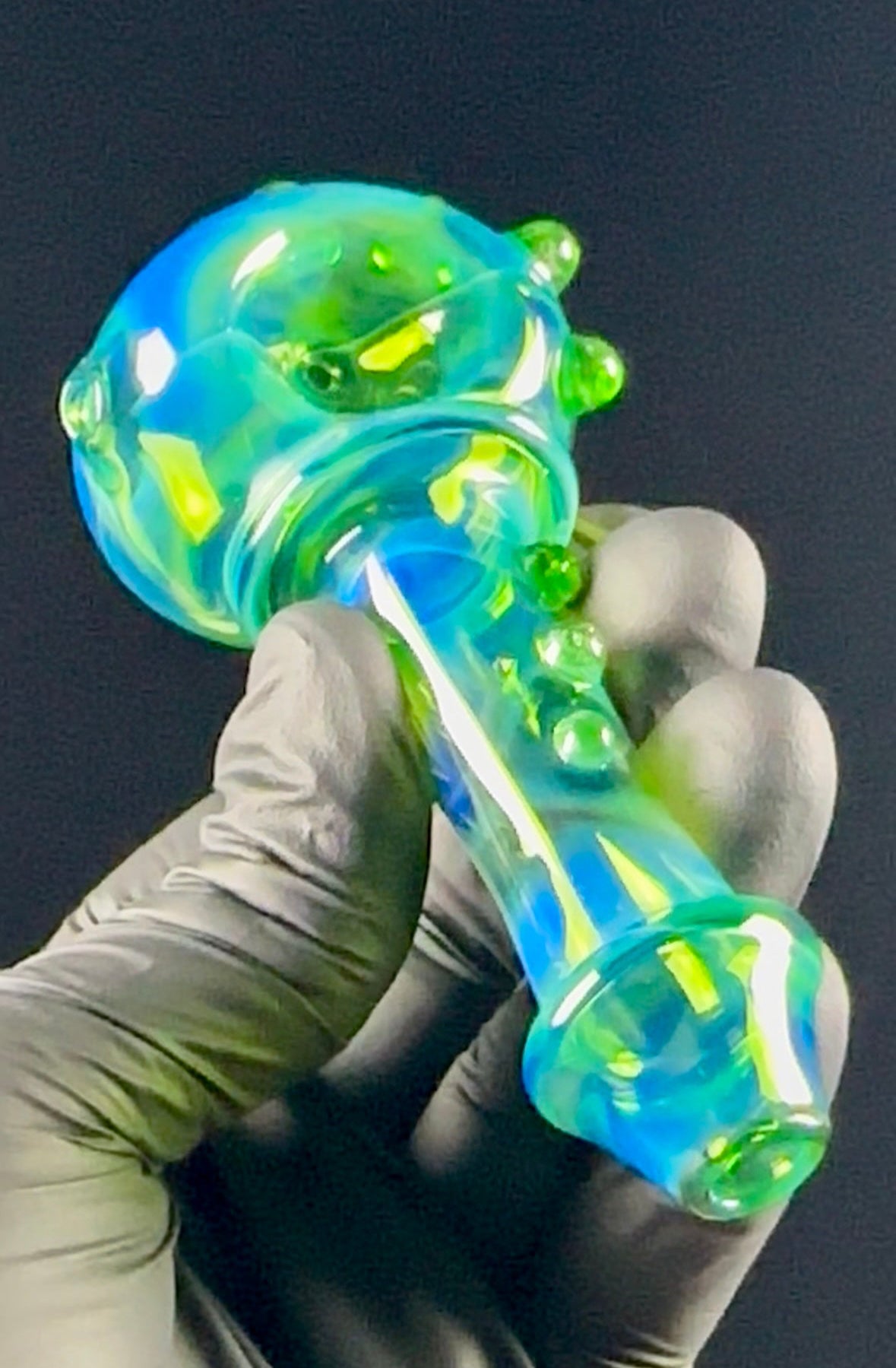 Argent green Spoon pipe