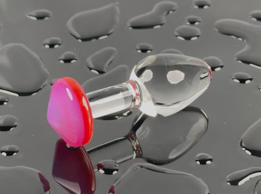 Hot pink base and clear head plug