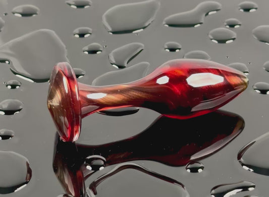 Ruby slippers over gold plug